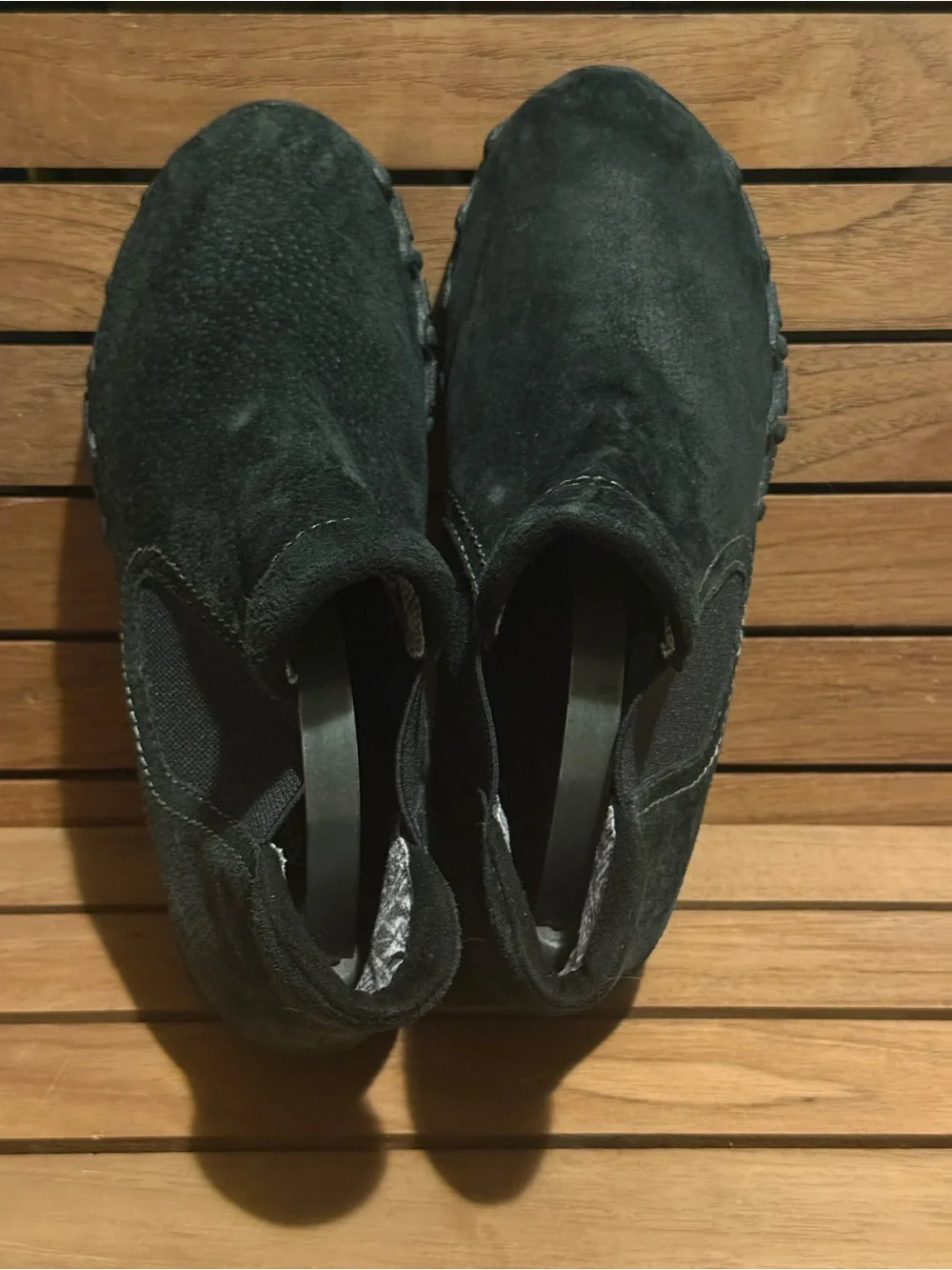 Skechers Relaxed Fit Bikers-Londoner ankle boots in black suede - Picture 3 of 8